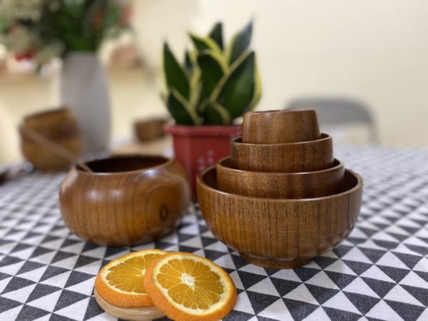 ảnh bát gỗ
